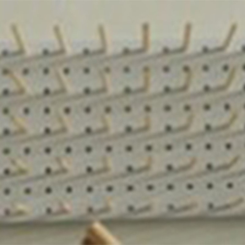 Self Adhesive Sewing Pegboard with 25 Wood Hook 11.8x11.8in Multifunctional