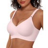 Vertvie Womens Wireless Bras No Underwire Push Up Bra Seamless