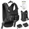 MoKo Lauf Trinkweste mit 2L Trinkblase, Leichter Hydration Vest Brusttasche