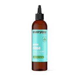 Everyone Hair Care Power Rinse - Peppermint  Tea Tree, 8 fl oz Bottle, Scalp Cleanser  Detox Treatment for Build Up, Color Safe, Sulfate Free...      