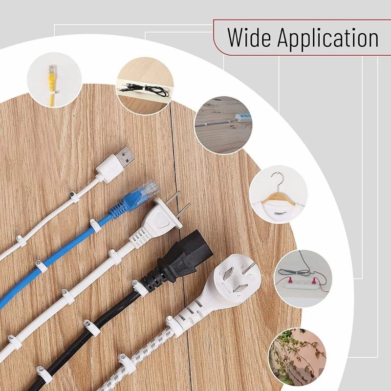 Conejo Moda Kit Grapa Para Cable Clips Acero Redondo 5mm