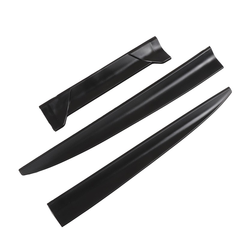 3PCS Car Universal Spoiler Thermal Stability Strong Grip Lightweight Rear