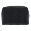 GUESS Large Top Zip Cosmetic Bag Black, black