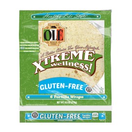 Olé Xtreme Wellness® Gluten Free | 8" Size Tortillas | Vegan Friendly | 6 Count (Pack of 4)