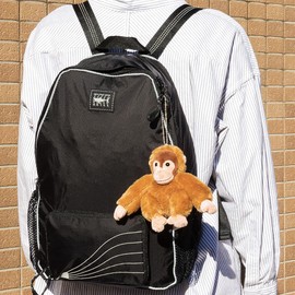 [COLORATA] Carolata Orangutan Plush Mascot (Realistic Wildlife / Chain Included) Realistic Cute Key Chain Doll Gift Present (2 Meters Ready)