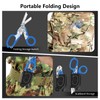 Dekeliy 6 In 1 Multifunctional Trauma Shears,Stainless Steel Foldable Shears