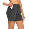 EZRUN Bermudas para Mujer, Pantalones Cortos de Verano con Bolsillos