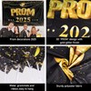 Prom Decorations 2025 Prom Banner with Balloons Black Gold Extra