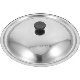 Ciieeo Stainless Steel Pot Lid Replacement Cover for Pots Pans Ergonomic Design with Knob Versatile for Frying Boiling Steaming Easy to Clean Kitchen Essential