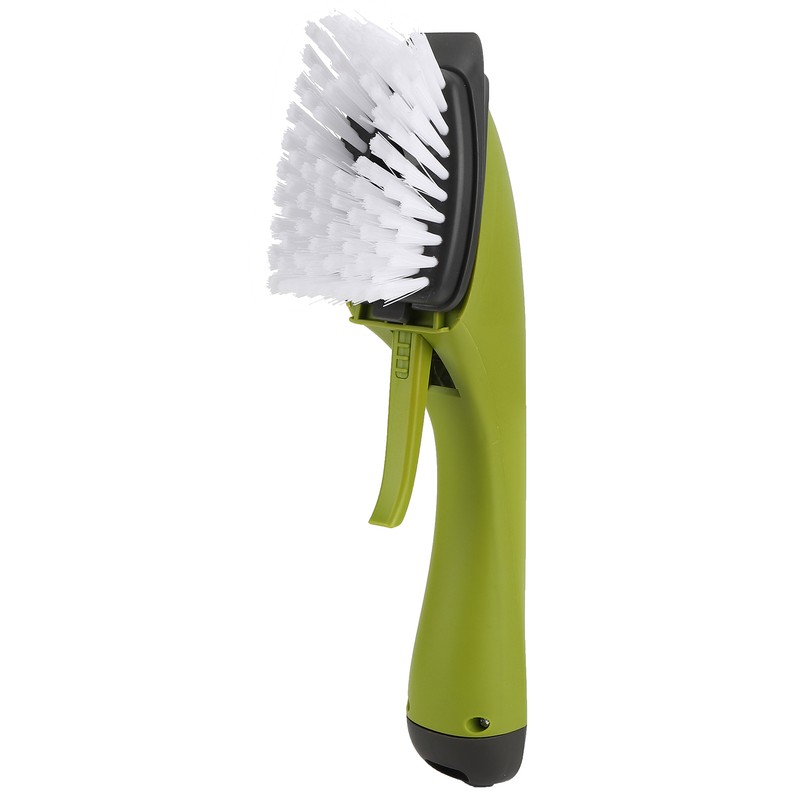 Long Handle Cleaning Brush with Soap Dispenser for Kitchen Pan