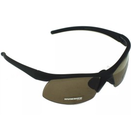 HUMMER Sunglasses Flat Black H373FB 70-17-125 Vintage Sport Eyewear POLARIZED