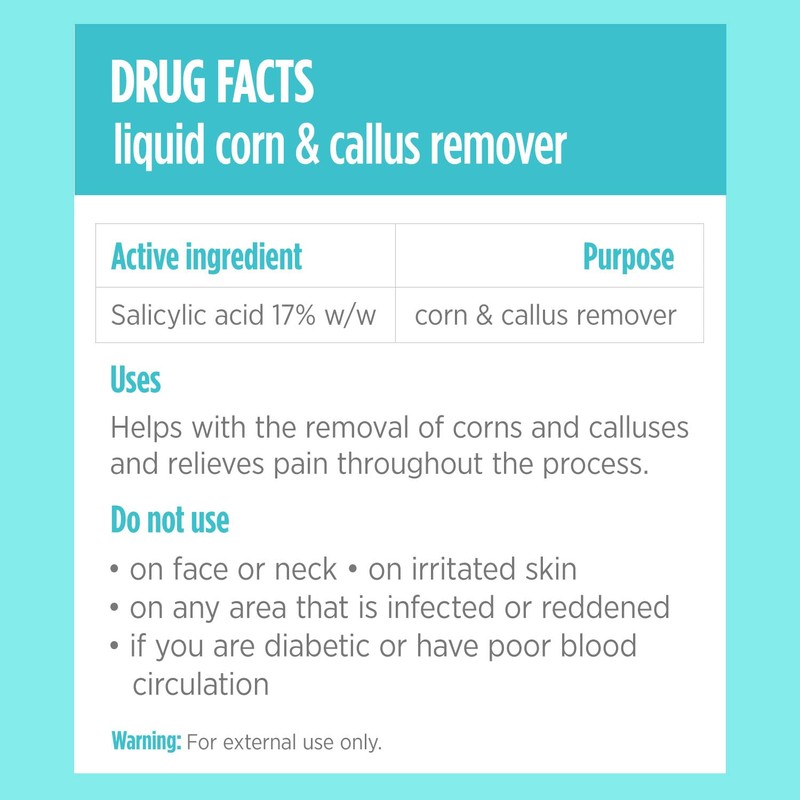 Maximum Strength Liquid Corn & Callus Remover for Feet &