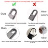 Zpsolution Zipper Pull Replacement Metal Zipper Handle Mend Fixer Zipper