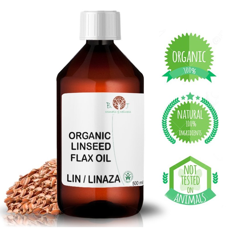 B.O.T Cosmetic & Wellness Organic Linseed Oil Rich in Omega-3