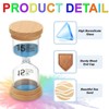 PATIKIL 15 Minute Sand Timer, 2 Pcs Wooden Sand Watch
