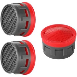 JQK - Aireador de llave de 2.2 GPM, retorcedor de flujo de 2.2 GPM, repuesto para baño, paquete de 3, FAN22-P3