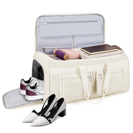 Convertible Garment Duffel Bags for Travel - Carry on Garment Bag with Toiletry Bag Storage Bag Large Travel Duffel Bag 2 in 1 Hanging Suit Bag Weekender Bag for Men Women 3pcs Set