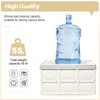 Homde 55L Collapsible Plastic Crates Storage Container with Lids 2