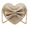 Goclothod Girls Bowknot Mini Coin Purse Heart Shape Cross Body