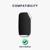 kwmobile Key Cover Compatible with Kia 3 Button Car Key