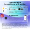 Linkind Matter WiFi Smart Light Bulbs Work with Apple Home/Siri/Google