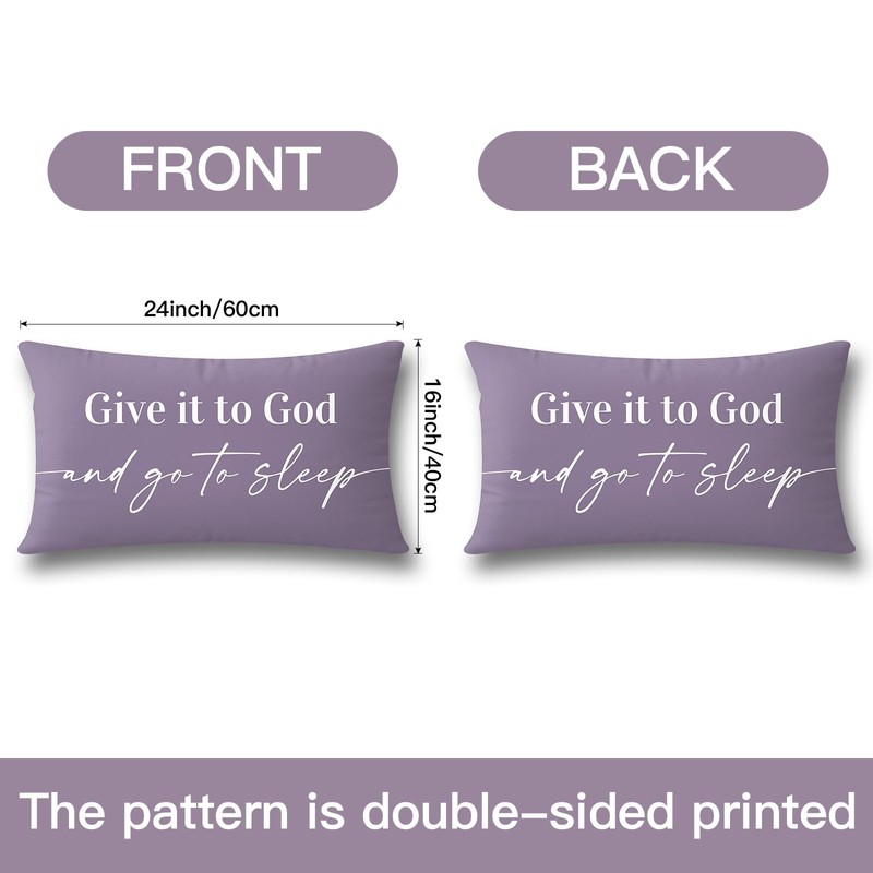 OTOSTAR Give It to God and Go to Sleep Decorative