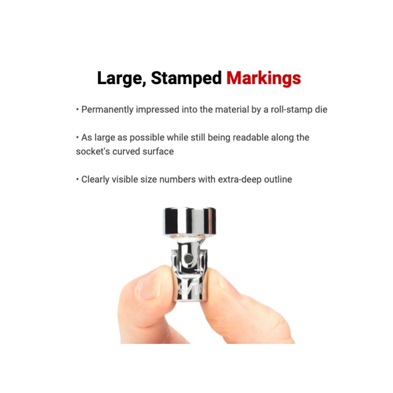 TEKTON 1/4 Inch Drive x 13 mm Universal Joint Socket