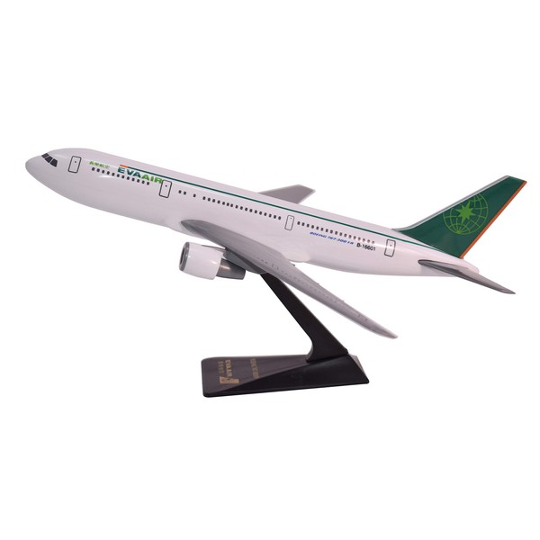 Flight Miniatures Eva Air 767-300 1:200 Scale - Plastic Snap-Fit Model Airplane - Collectible Replica of Eva Air Aircraft Part - #ABO-76730H-001
