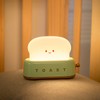 LED Bread Emotion Machine Night Light Eye Protection Portable Imitation