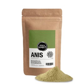 Spicy Welt Anis gemahlen - Hochwertiges Anispulver, 100% naturrein, ideal für Backen, Tee und Gewürzmischungen, ohne Zusätze (500g)
