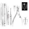 Ingrown Toenail Tool Kit (9PCS), Professional Toe Nail Clipper Set