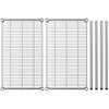 PRO&Family 18" x 30" NSF Chrome 2 Wire Shelf Kit
