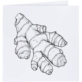 'Ginger Root' Blank Greeting Card (GC00075969)