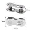 Kigauru 10 Pairs Bike Chain Connector 6/7/8 Speed Chain Steel