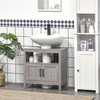 LJLB Space-Saving Pedestal Sink Storage Cabinet for Bathroom, Under Sink