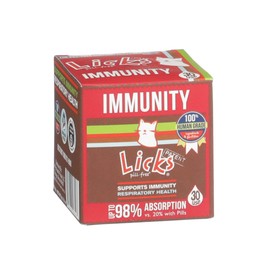 Licks Pill-Free Cat Immunity - Immune Support Cat Supplies - Respiratory Supplements - Health Supplies - Gel Packets - 30 Use