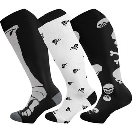 Wide Calf Compression Socks for Women & Men Extra Large Size Support Socks for Nurses Running Pregnant Travel, 15-20 mmHg