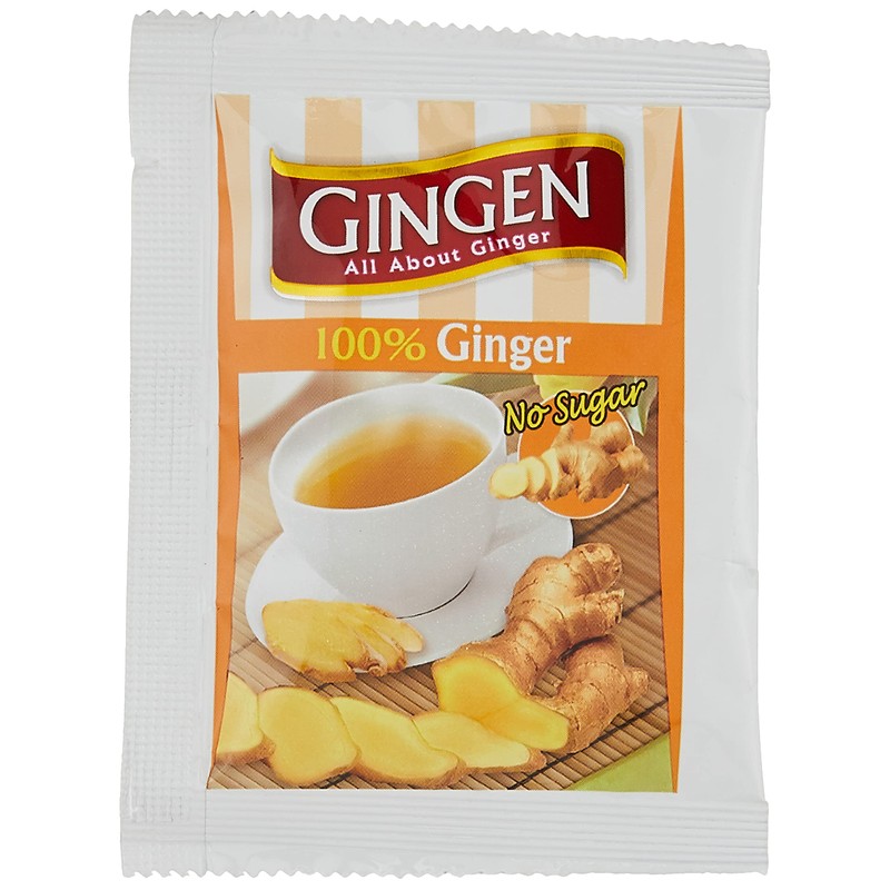 Gingen 100% Instant Ginger Tea 5 g (Pack of 10