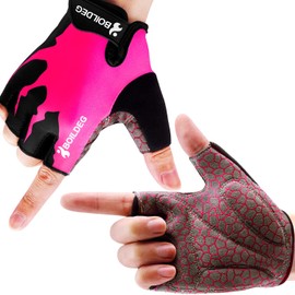 boildeg Unisex Cycling Gloves, Non-Slip & Shock-Absorbing Mountain Bike Gloves, Turn Signal Gloves