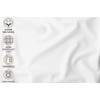 Burrito Blanco Fitted Sheet A8, 100% Cotton Flat Sheet, Fitted