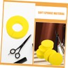 Baluue 6Pcs Hair Curling Sponge Ring Heat Curling Tool for