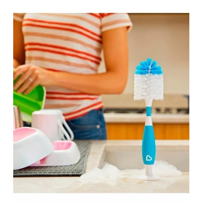 Munchkin Cepillo Para Biberones Munchkin Bristel Bottle Brush Azul