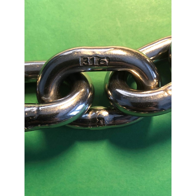 US Stainless Stainless Steel Windlass 5/16" G4 Anchor Chain 316