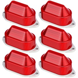 Tuanse 6 Pack Ac110v 120v Strobe Siren Industrial Alarm Warning Lights Strobe Light Emergency Panic Alarm with Red Flashing and 110 dB Loud Sound Compatible with Smart Switches for Timed Alerts