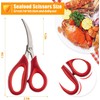 Kitchen Seafood Scissor for Crab Legs, 6 Pack Crab Leg