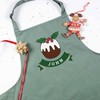 Stickerscape Christmas Apron (Christmas Pudding - Red) | Christmas Baking