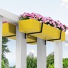 Adnee Set of 4 Double Sided Planter Box Brackets-Adjustable Window