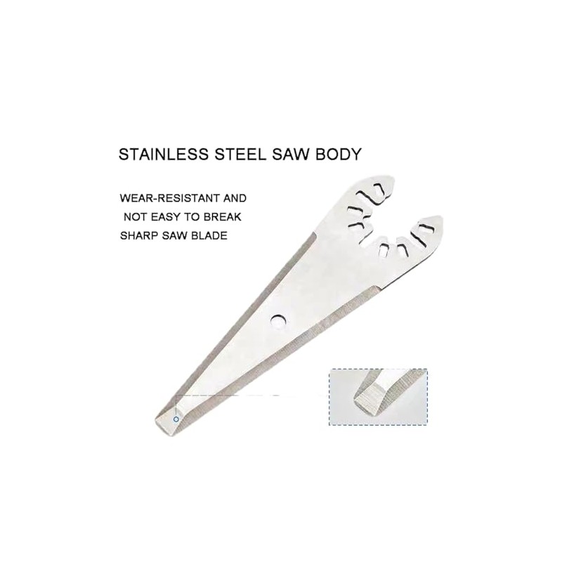 2-Pack Oscillating Tool Rigid & Flexible Scraper Blades Universal fit