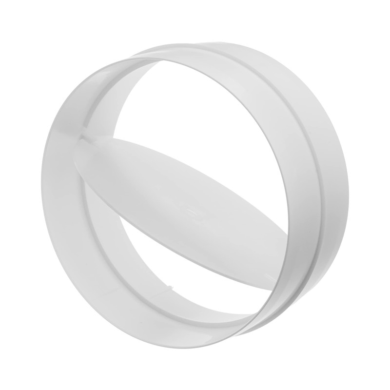 6" Inch Duct Backdraft Blocker - Pipe Connector with Backdraught