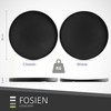 FOSIEN Design Tray Black Metal with Non-Slip Coating on the